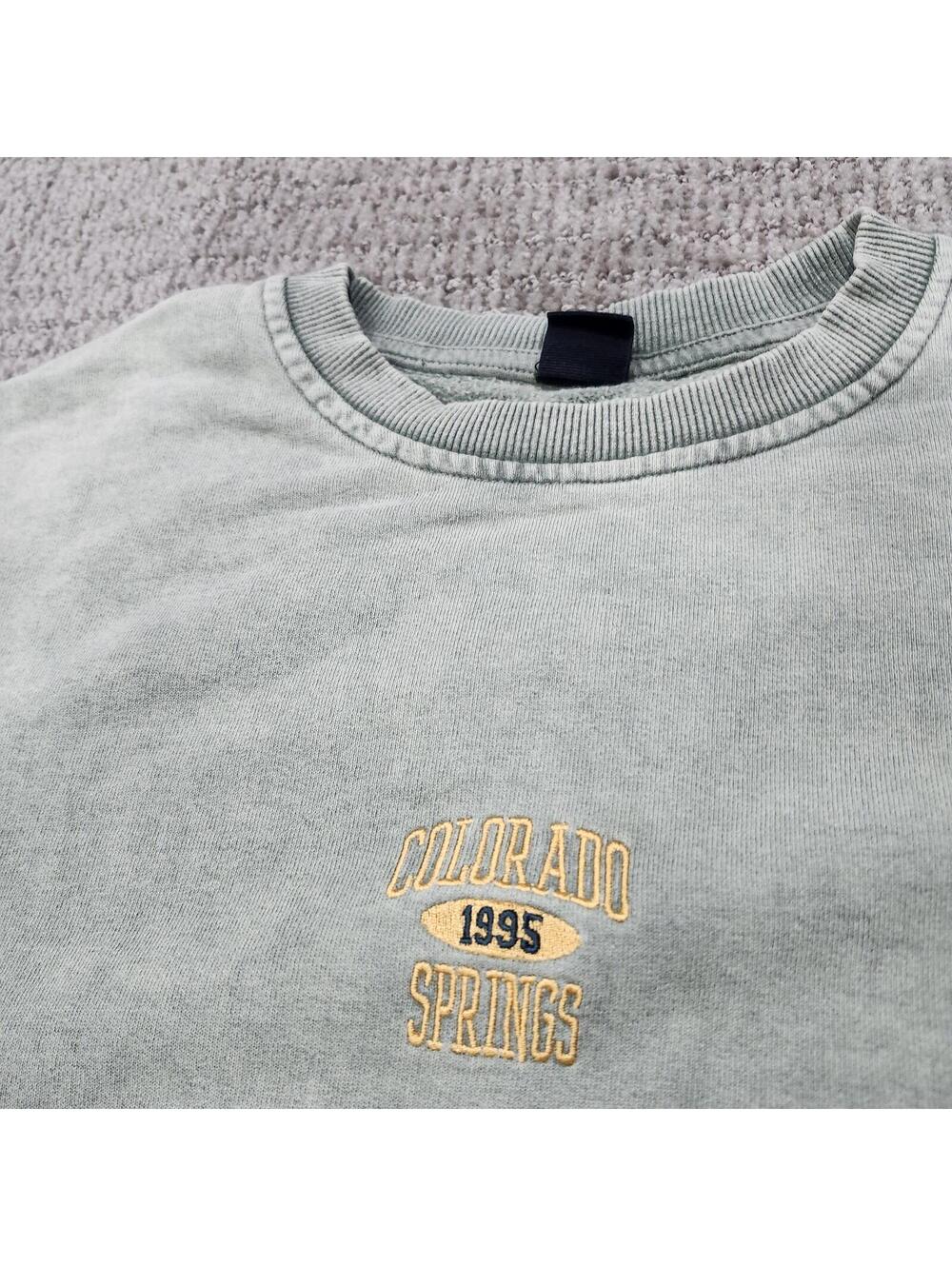Urban Outfitters Light Green Crewneck Sweatshirt Size Small - Picture 8 of 9